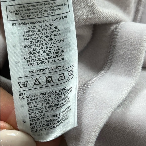 Adidas OG Velvet Long Sleeve Crewneck Top - Picture 9 of 13